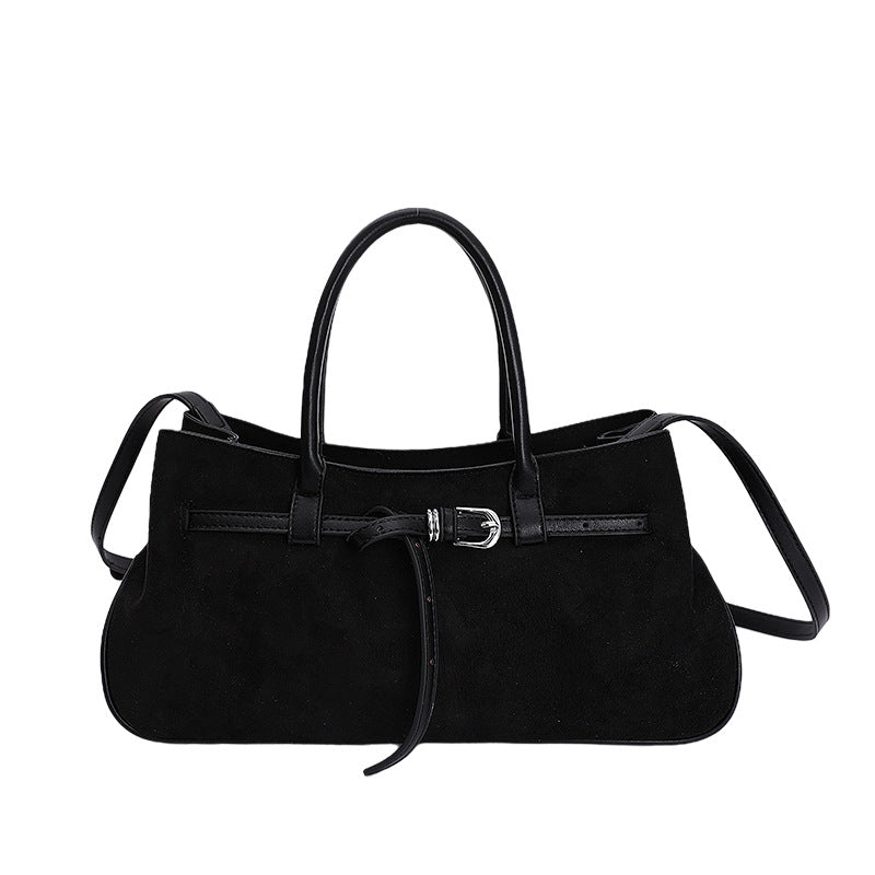 Retro Fashion High-grade Frosted Portable Underarm Women's Messenger Bag