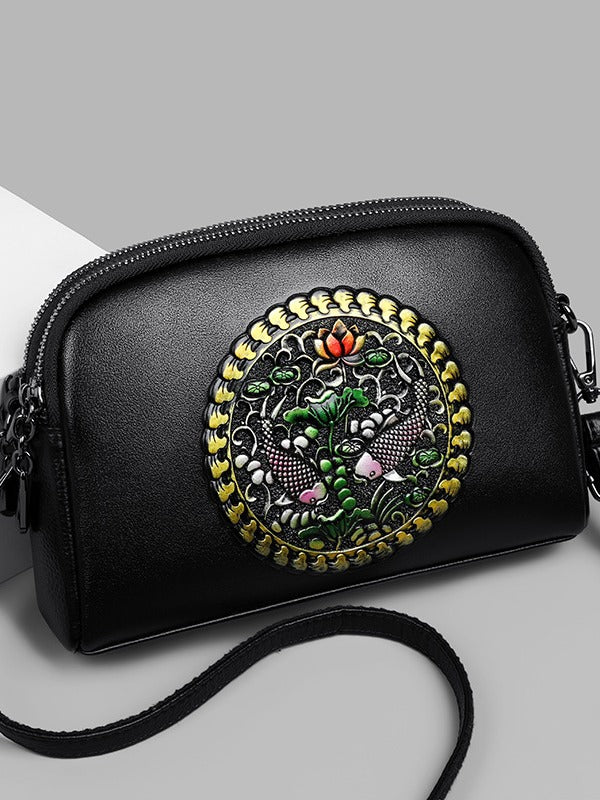 Women's Retro Mom Style Western Temperament Chinese Bags