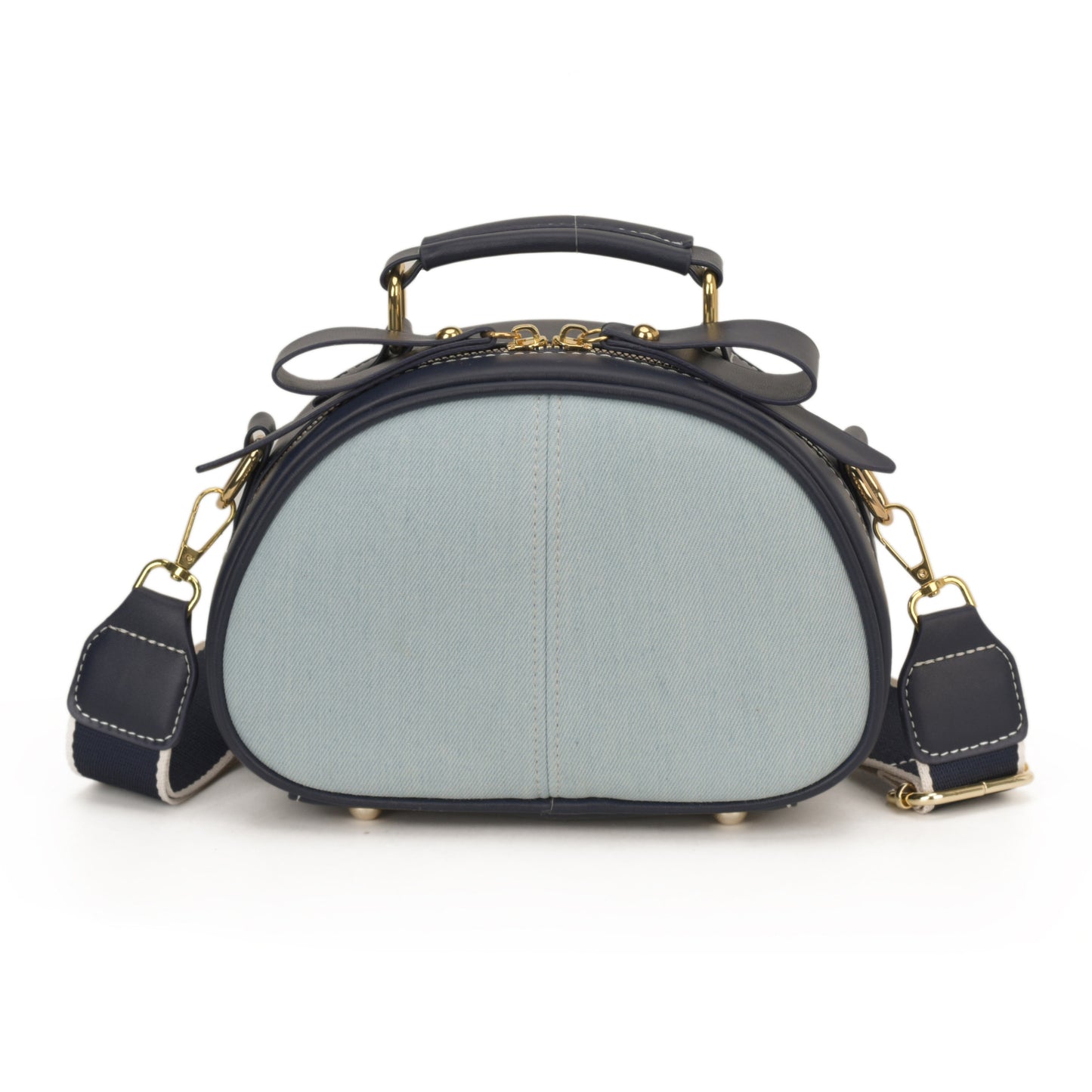 Women's Denim Design Stitching Large Capacity Commuter Women's Shoulder Bag