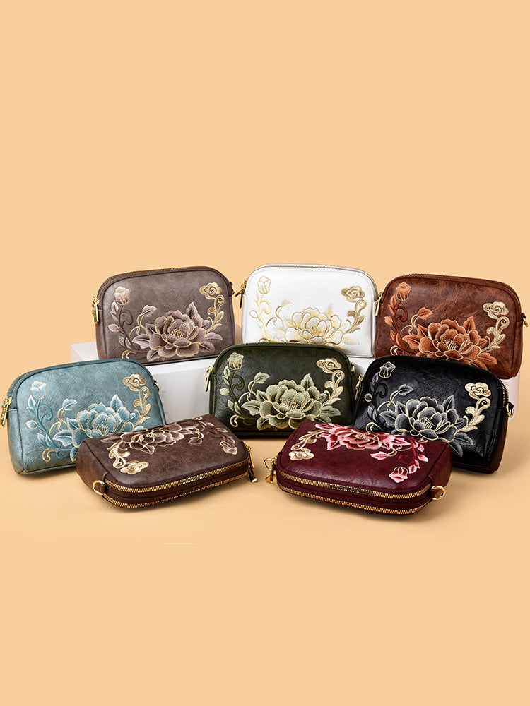Women's Clutch Fashionable Elegant Embossed Shell Hand Carrying Phone Bags