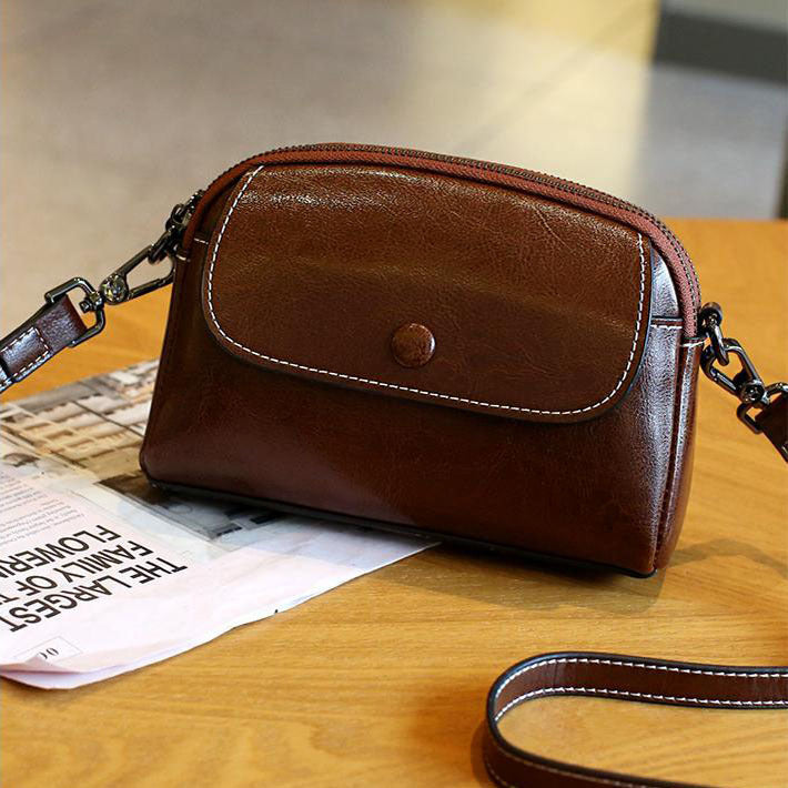 Women's Leather For Woman Fashion Mobile Versatile Women's Shoulder Bag