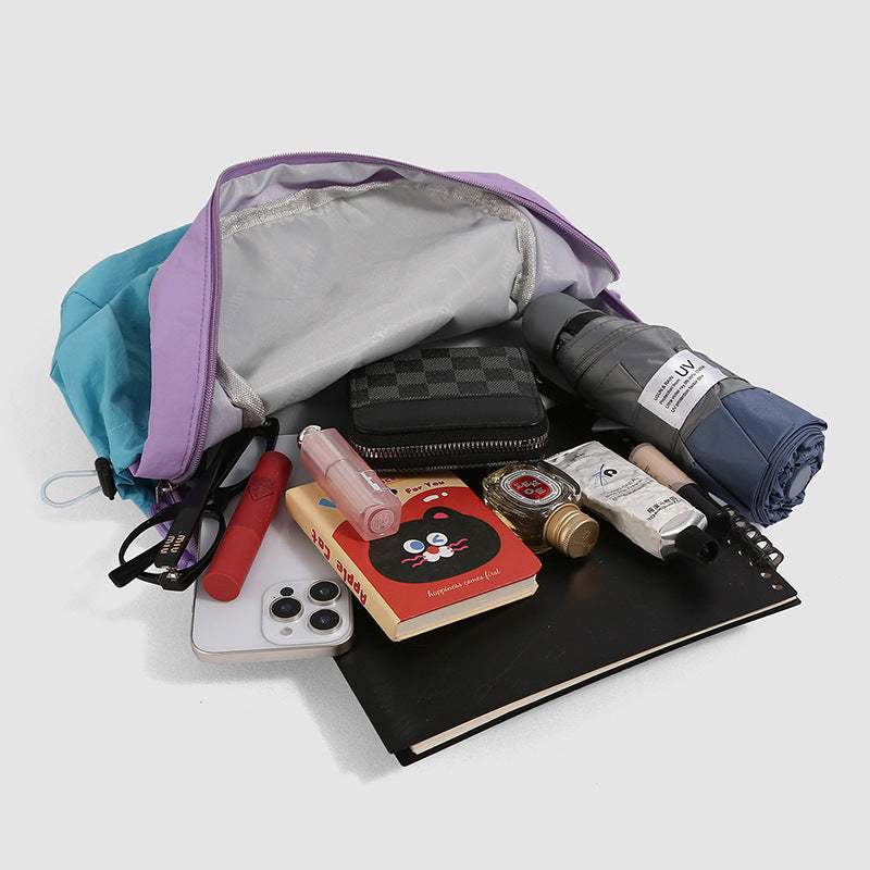 Dopamine Color Collision Design Fashion Lightweight Bags