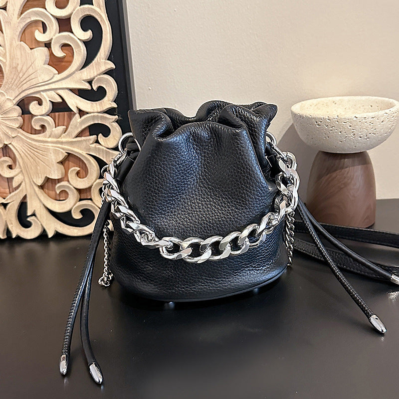 Women's Wandering Sier Thick Chain For Fashion Bags
