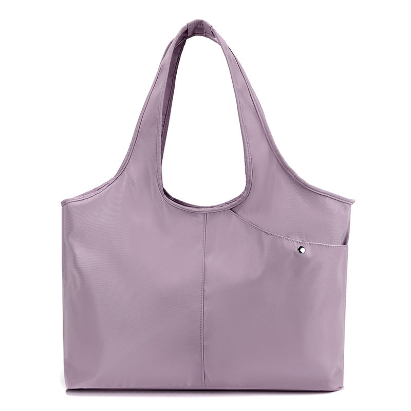 Women's Style Simple Large Capacity Lightweight Nylon Cloth Women's Shoulder Bag