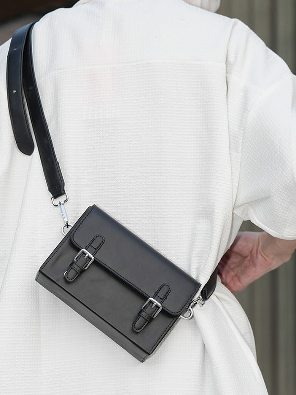 Men's High-grade Fashion Hard Box Mobile Men's Shoulder Bag