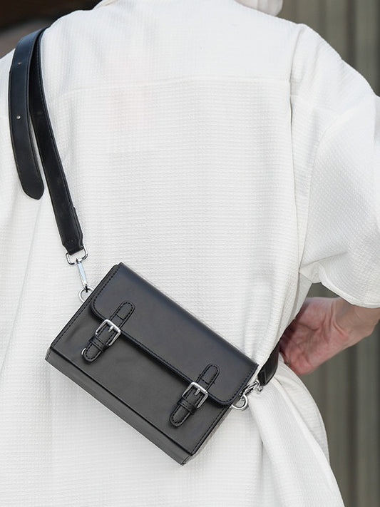 Men's High-grade Fashion Hard Box Mobile Men's Shoulder Bag