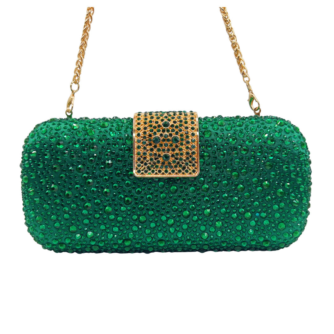 Women's Light Luxury Shiny Double-sided Hot Hand-held Evening Bags