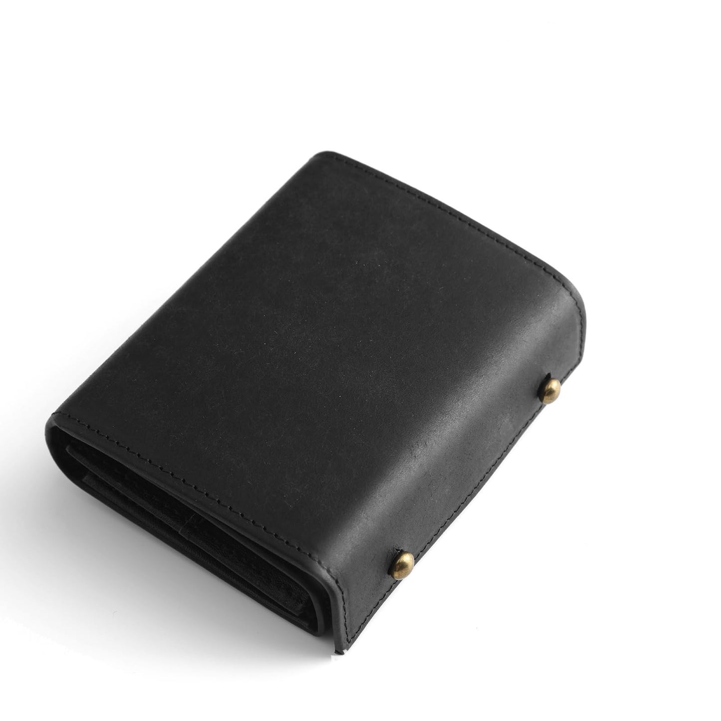Men's Best-selling Leather Three-fold Portable Matte Short Men's Wallet