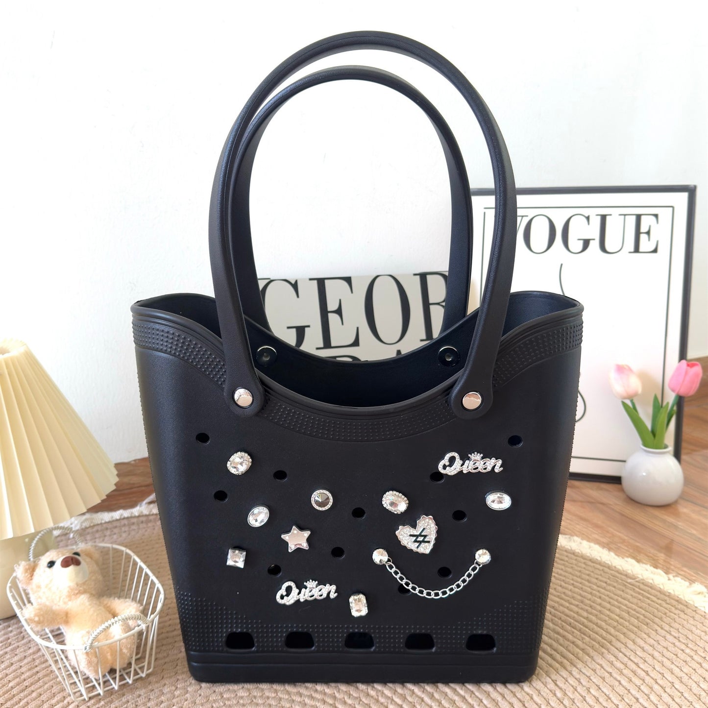 Hole Fashion Seaside Waterproof Beach Out Bags