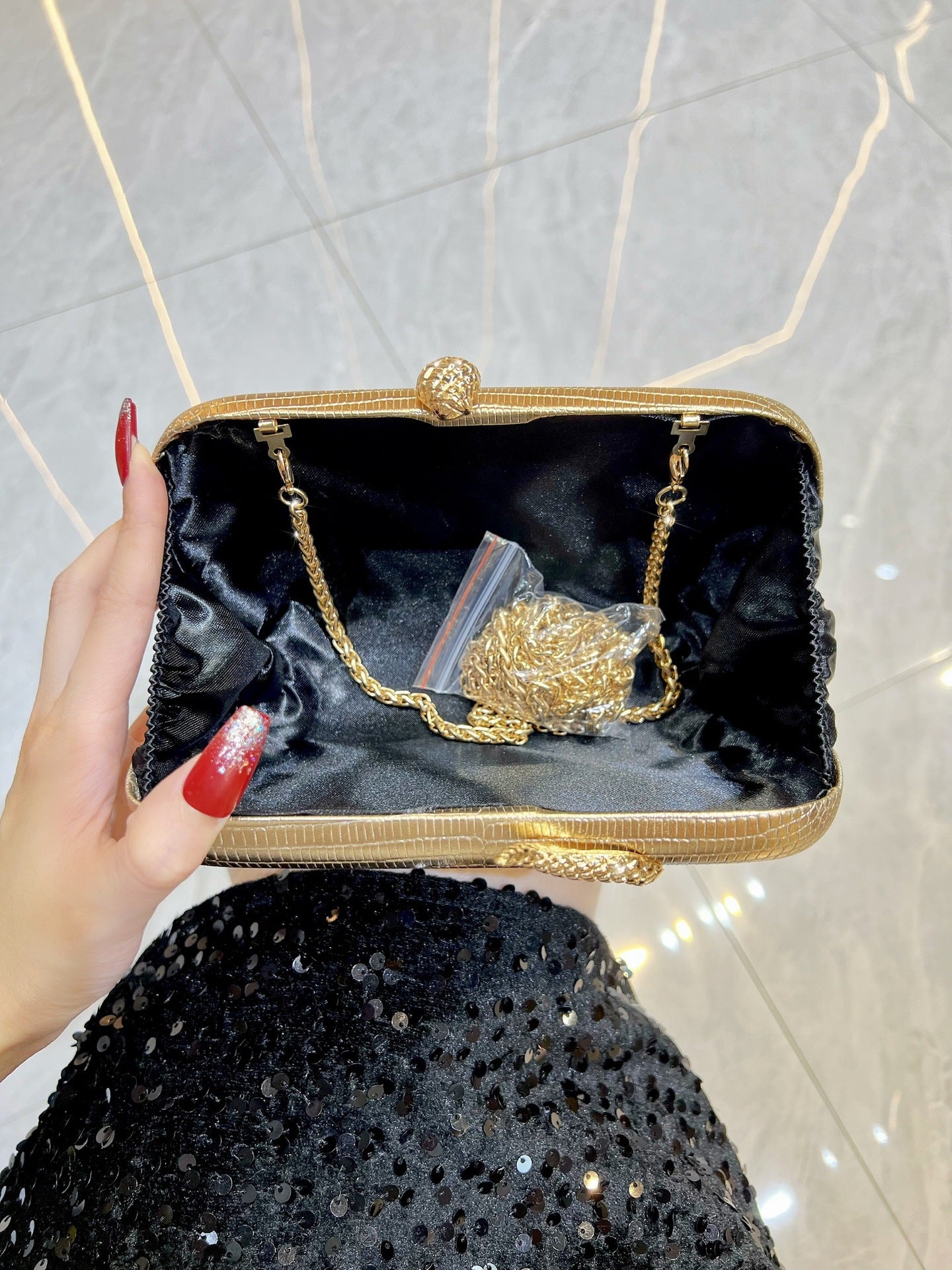 Light Luxury High-grade Clutch Fashion Banquet Dinner Bag