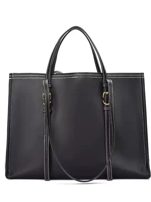 Women's Spanish Thread Decoration Large Capacity Shopping Tote Bags