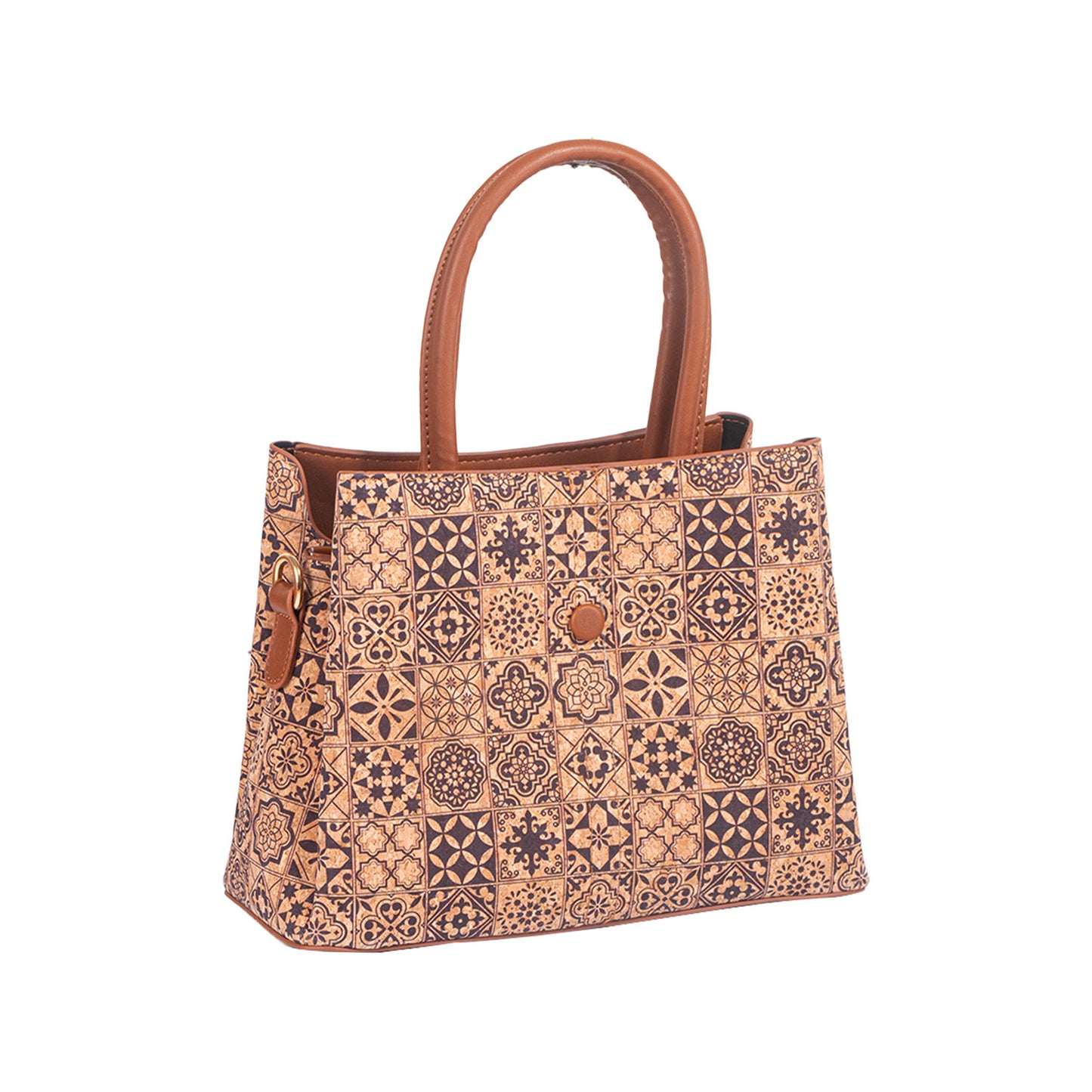 Women's Wooden Outer Retro Tree Leather Fashion Handbags