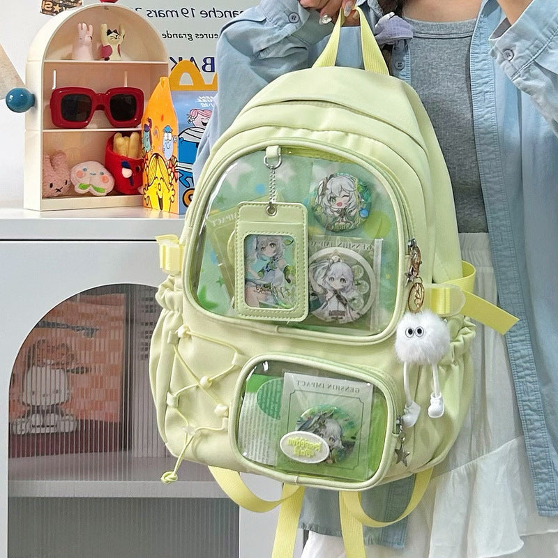 Early High Female Large Capacity Good-looking College Student Schoolbag