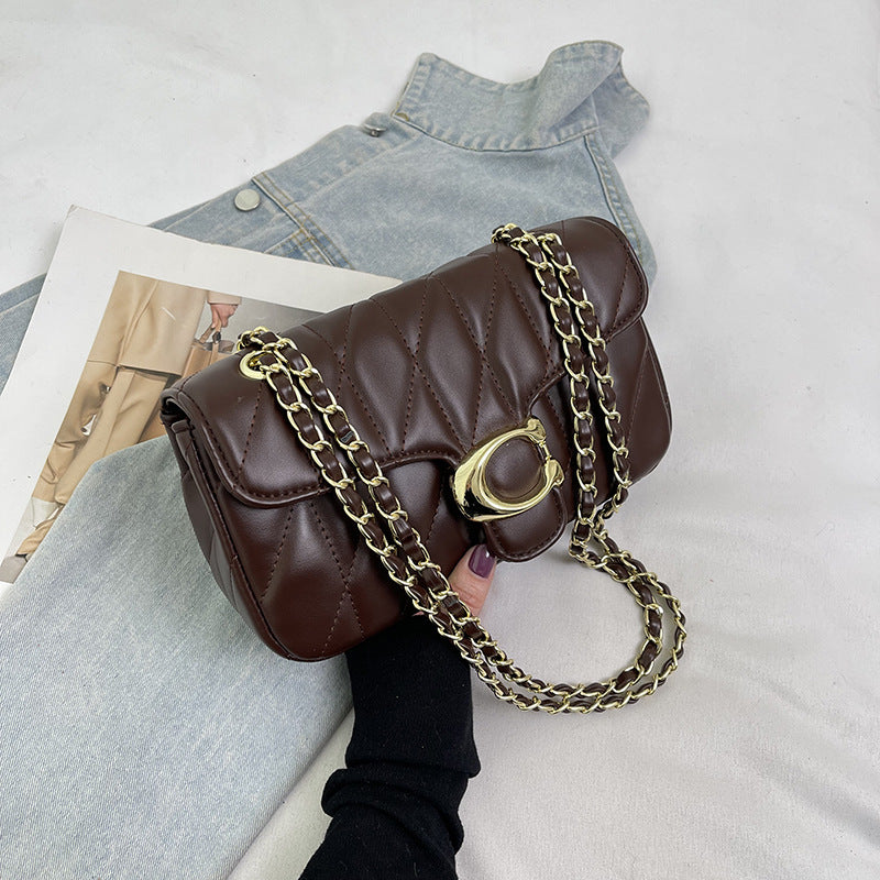 Unique Graceful Women's Fashion Rhombus Chain Women's Messenger Bag