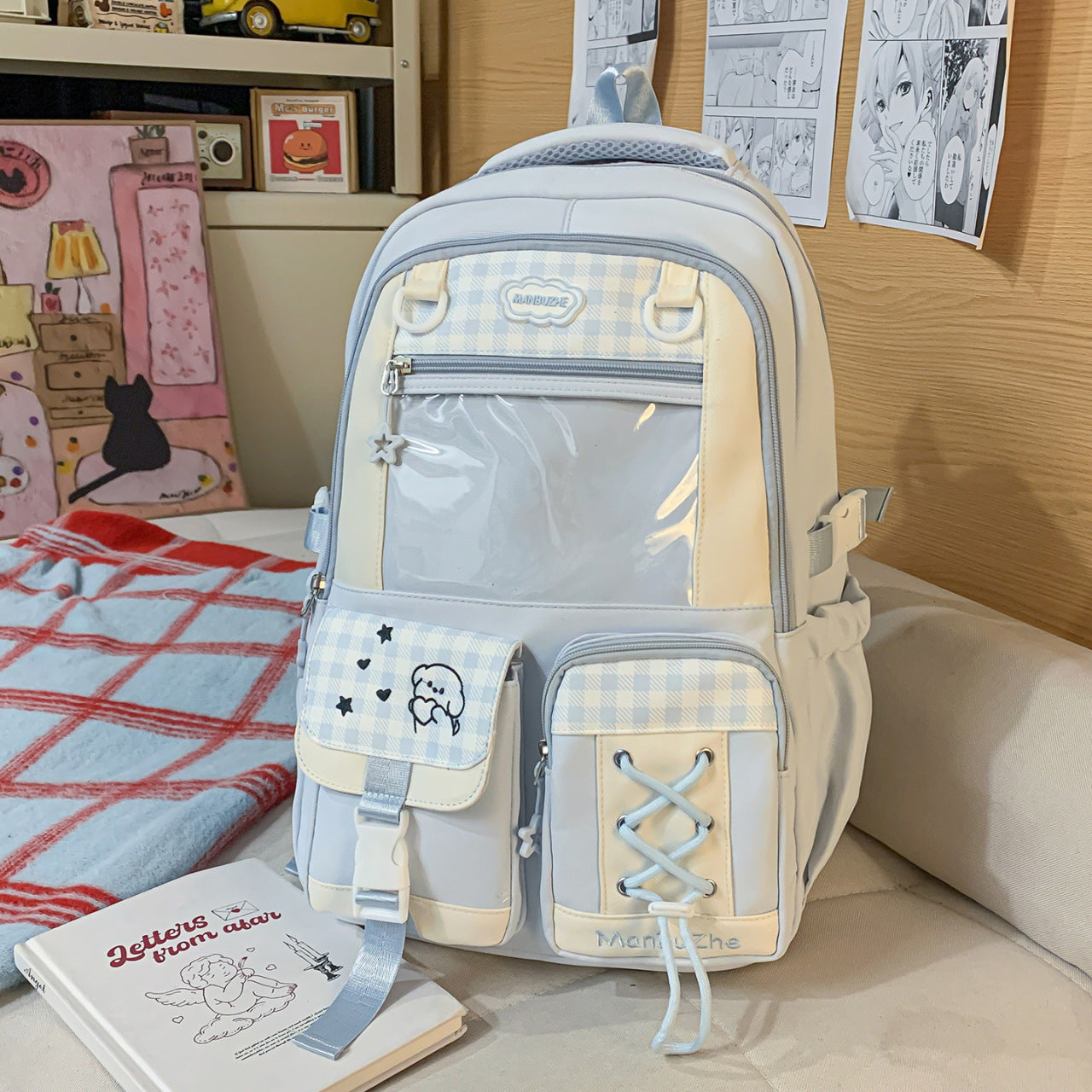 Women's Cute Junior High Large Capacity Lightweight Storage College Student Schoolbag