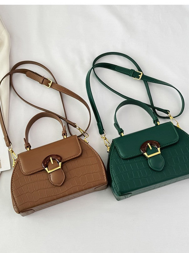 Women's French Minority Fashionable Oblique Portable Women's Handbag