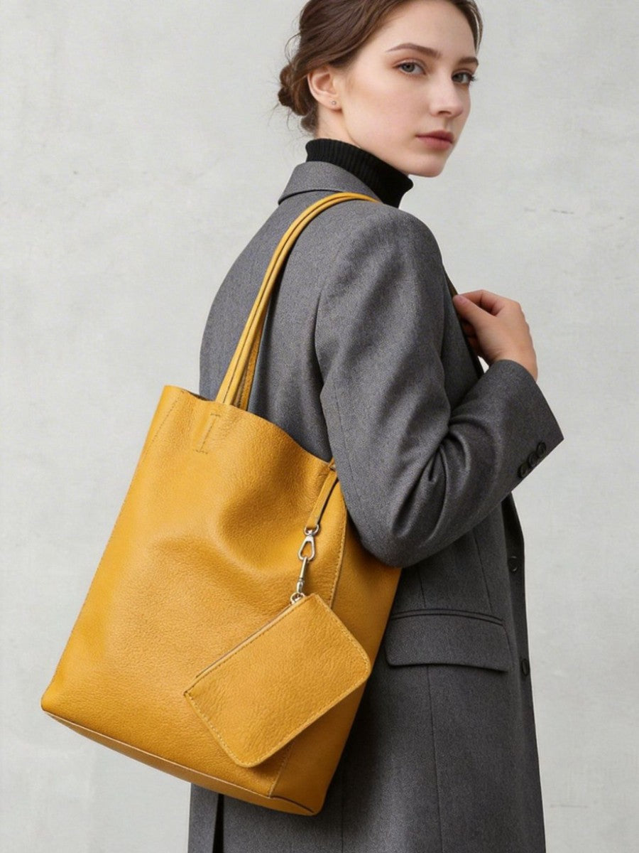 Leather First Layer Niche Large Capacity Shoulder Bags