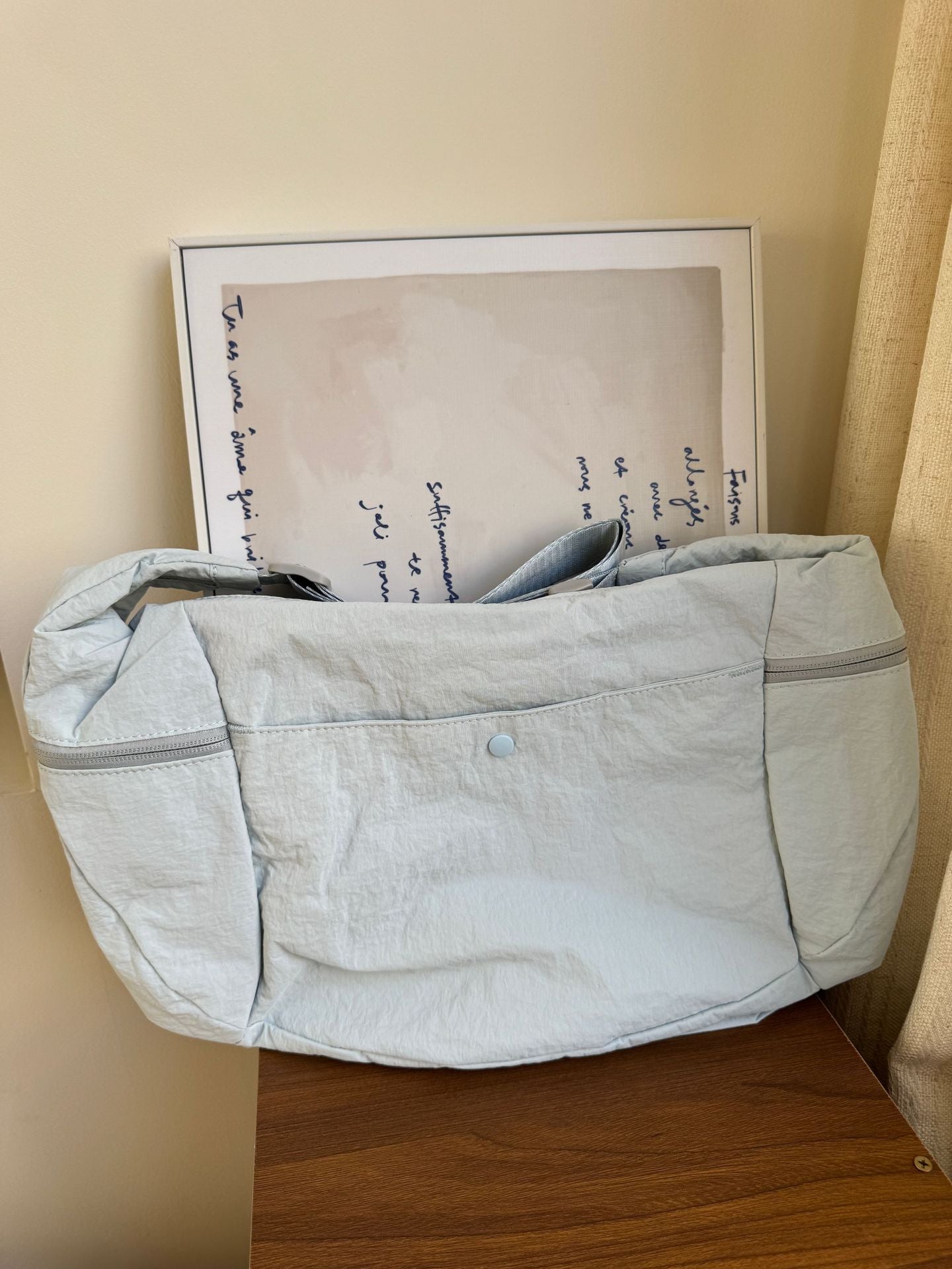 Women's Dew Nylon Croissant Large Capacity Commuter Dumpling Women's Messenger Bag