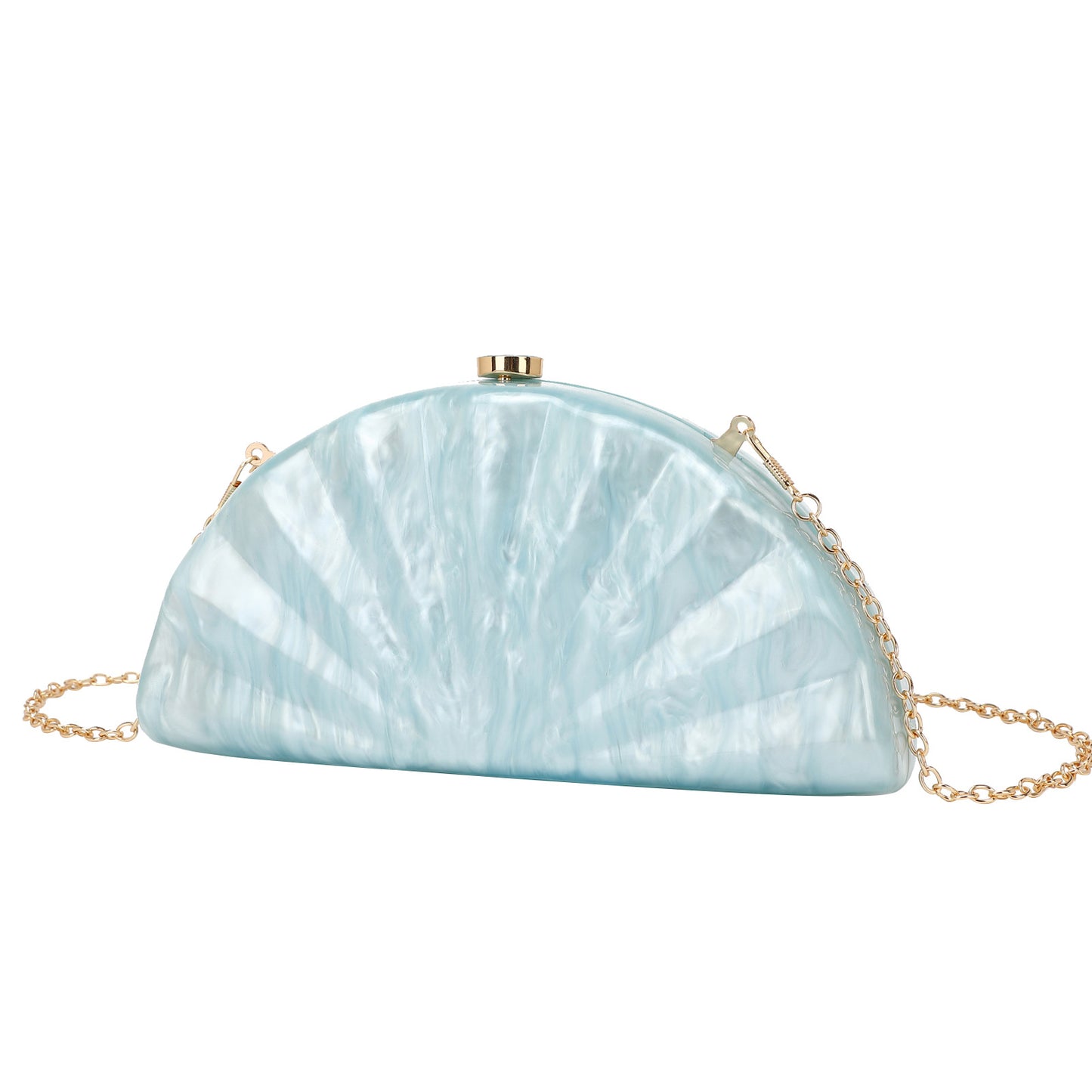 Women's Semicircle Fan-shaped Acrylic Fashion Wedding Dinner Bag