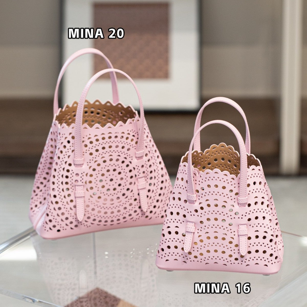 Hollow Fashionable Elegant Wave Carved Basket High Quality Women's Shoulder Bag