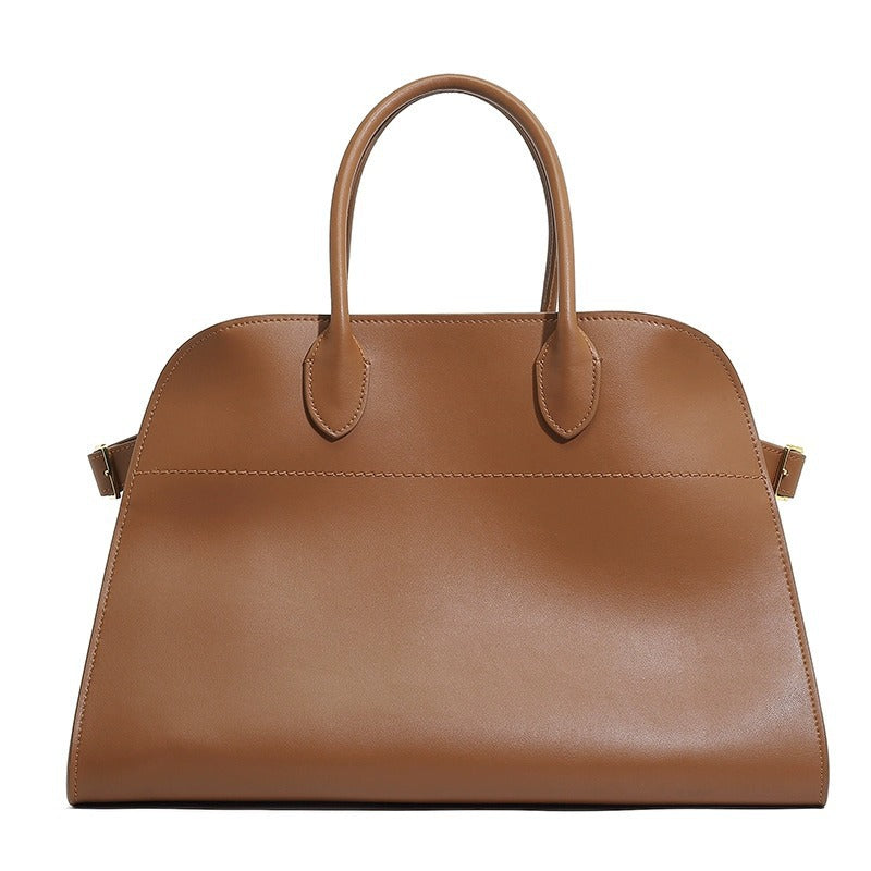 Portable Commuter Leather Large Capacity Computer Tote Bags