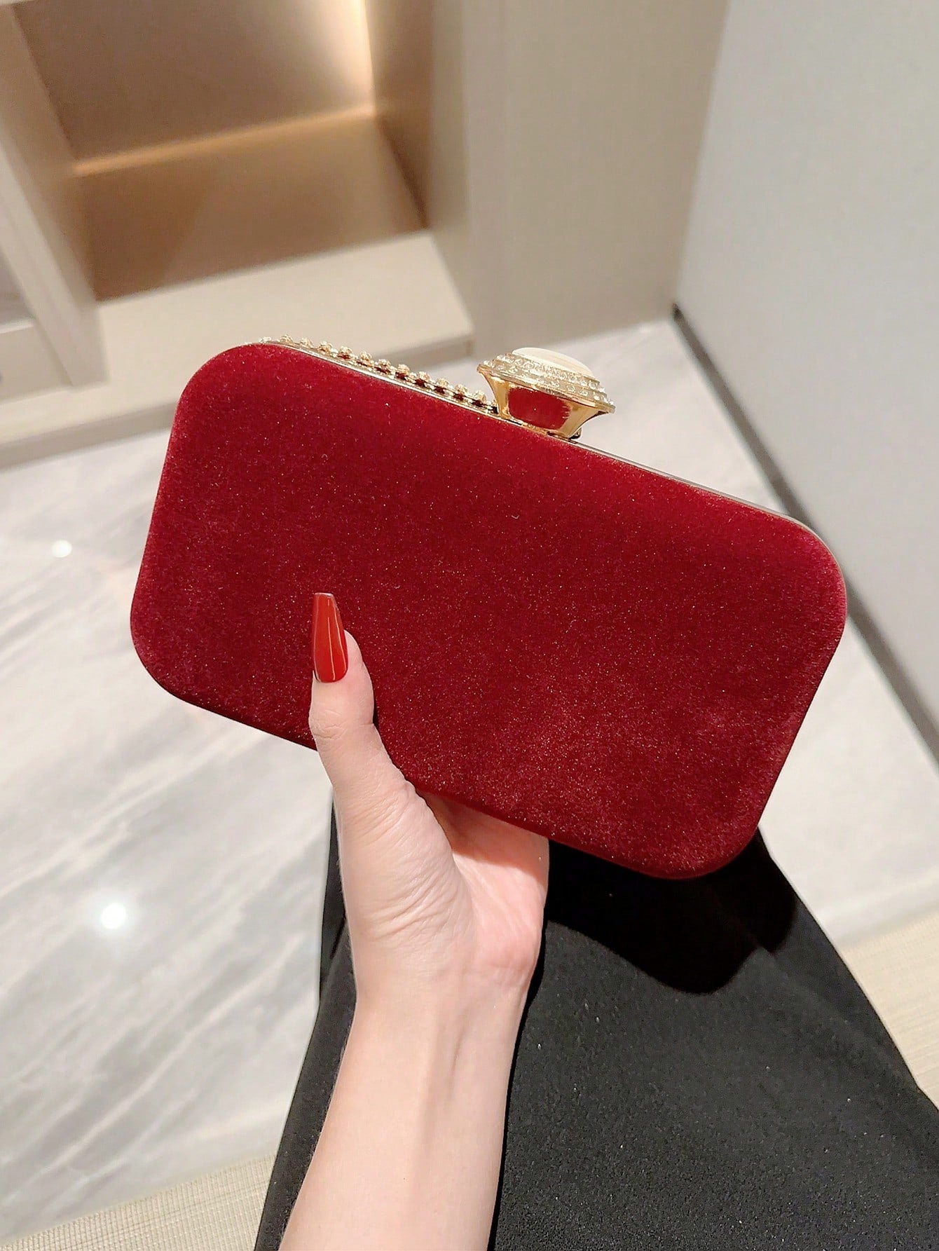 Veet Banquet Advanced Box Female Clutch Dinner Bag