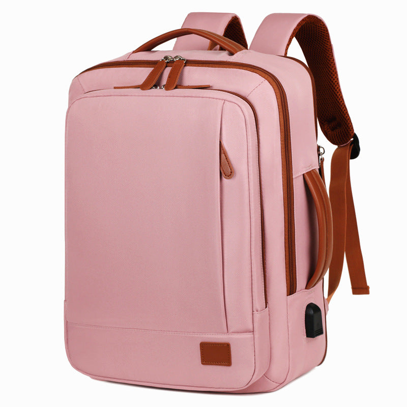 Large Capacity Practical Can Be Expanded Horizontal Vertical Switch Business Backpack