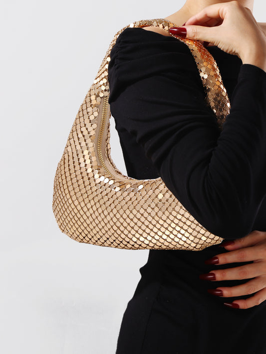 High-grade Clutch Party Aluminum Sheet Underarm Bags