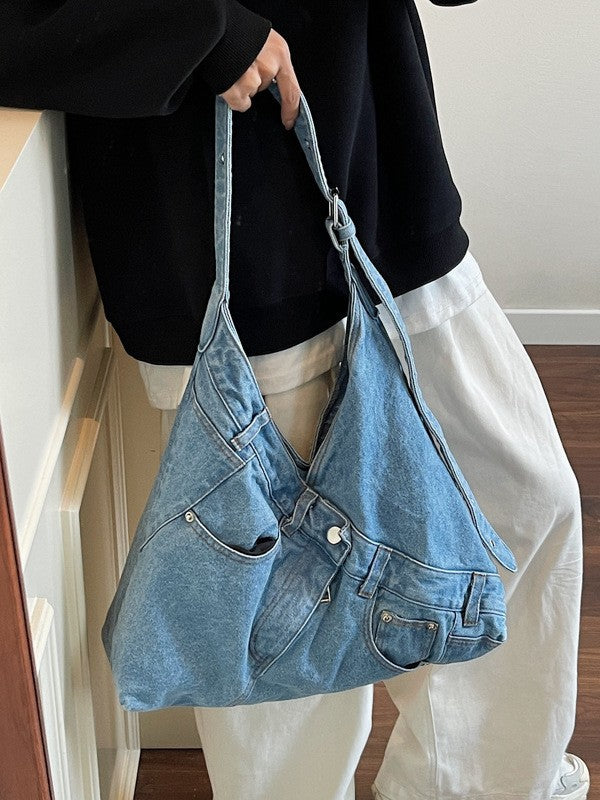 Korean Style Trendy Denim Female Fashion Women's Shoulder Bag