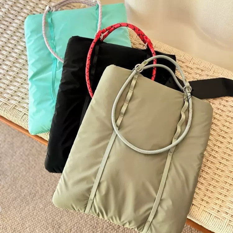 Women's & Men's Vertical Cloud Nylon Waterproof Lightweight Computer Bags