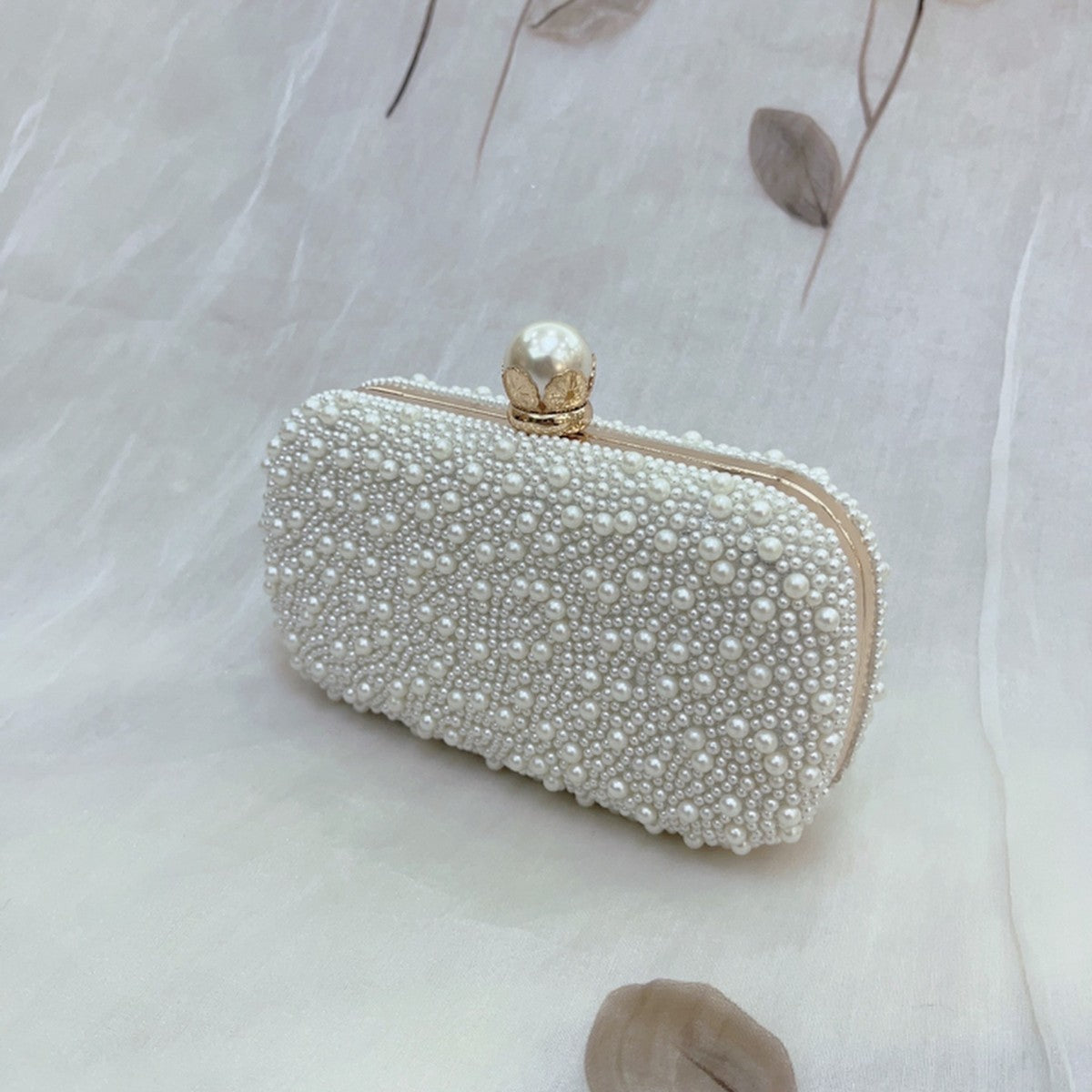 Trendy Fashion Dinner Banquet Pearl Dress Women's Clutch