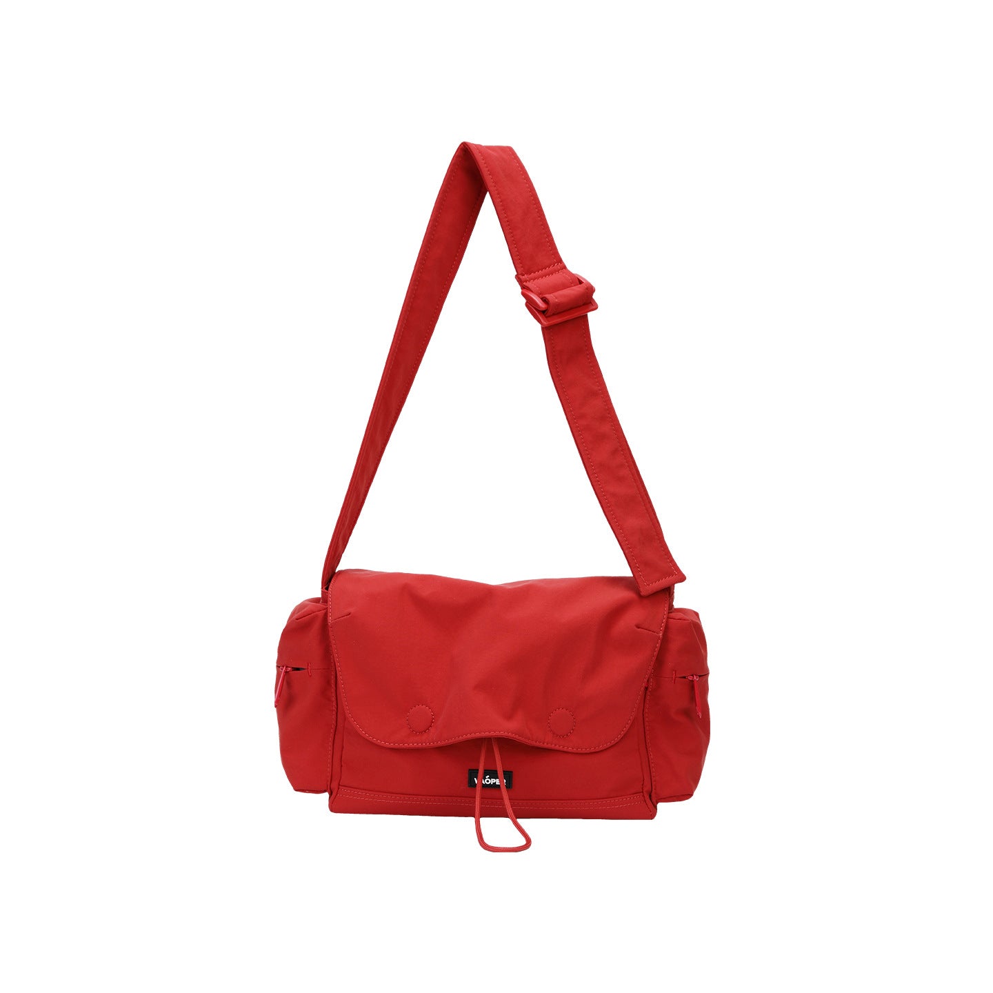 Women's Hello Large Capacity Commuter Lightweight Red Women's Shoulder Bag