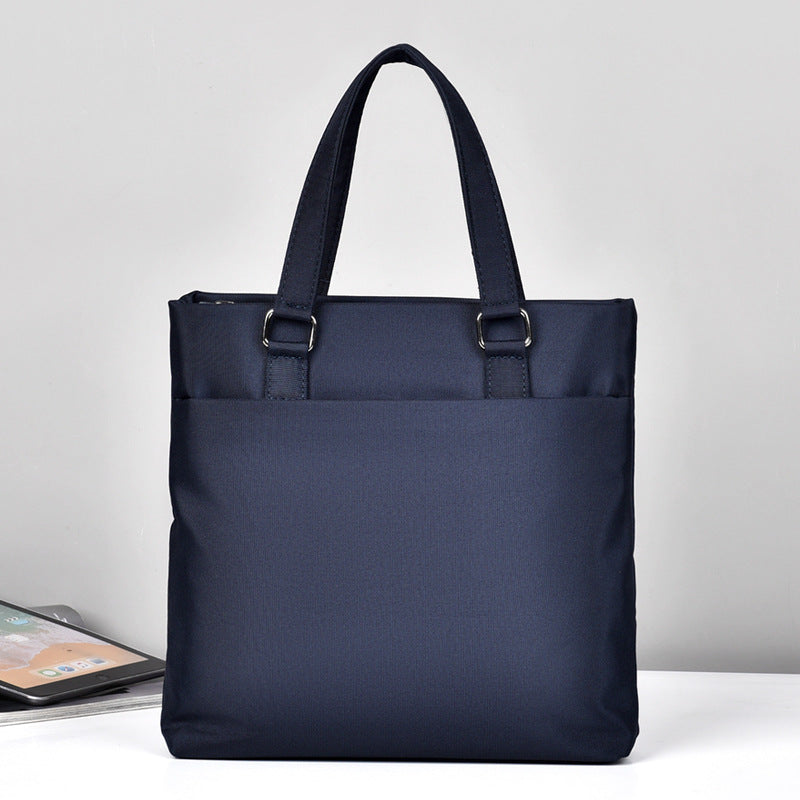 Men's Advertising Document Oxford Cloth Vertical Waterproof Men's Shoulder Bag