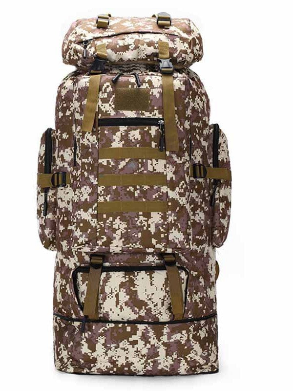 Women's & Men's Large Capacity Expandable Heightened Camping Mountain Climbing, Hiking Bag