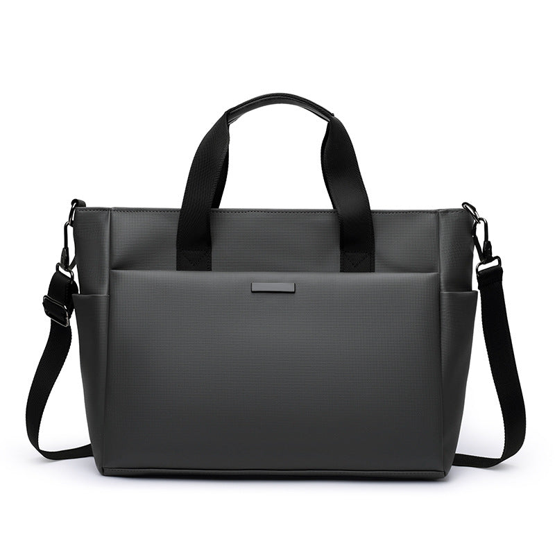 Men's Large Capacity High Sense Hand Holding Business Men's Shoulder Bag