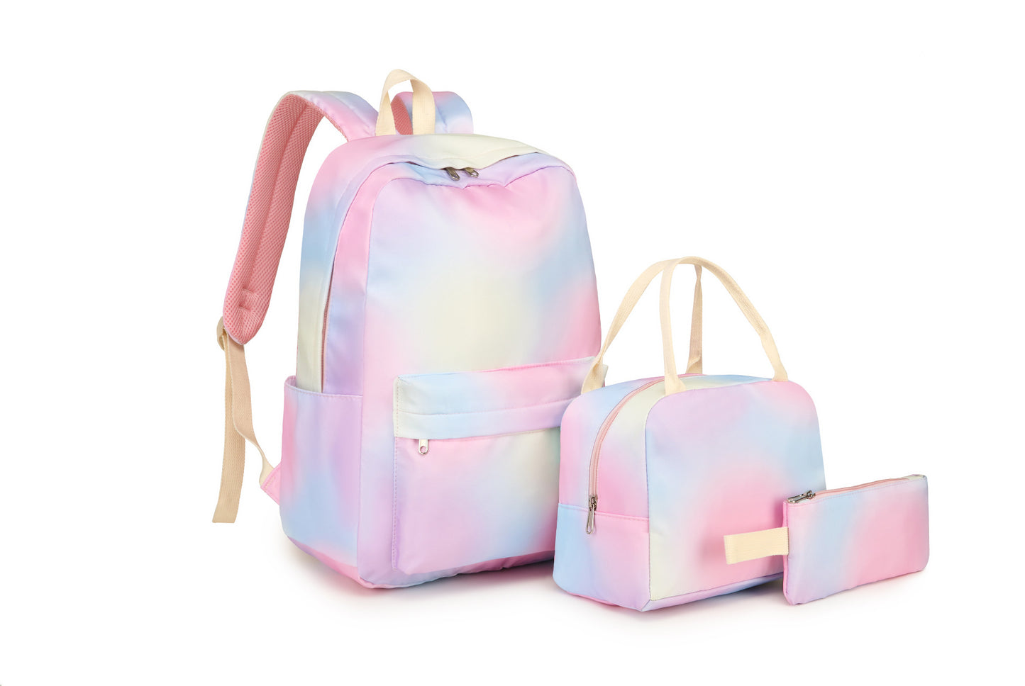 Set Combination Large Capacity Simple Lunch Pencil College Student Schoolbag