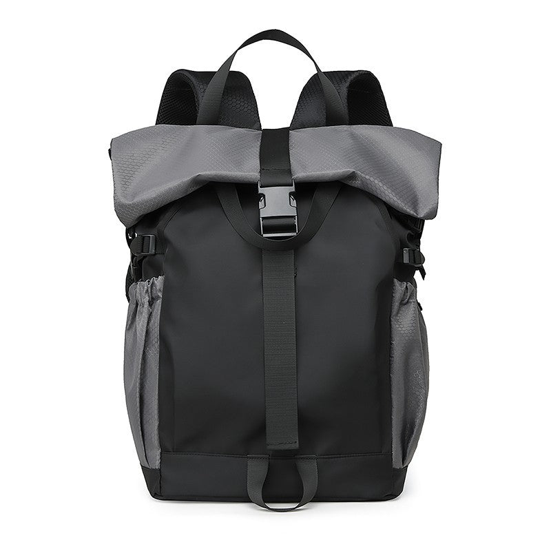 Men's Fashion Trendy Curved Edge Workout Shoes Business Backpack