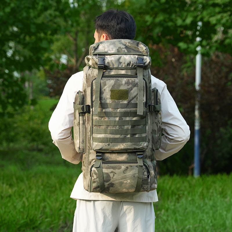 Capacity Waterproof Camouflage Hiking Leisure On Backpacks