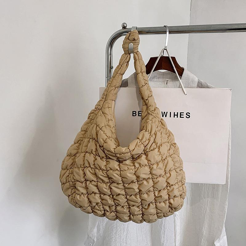 Women's Portable Dumpling Large Capacity Down Cotton Women's Shoulder Bag