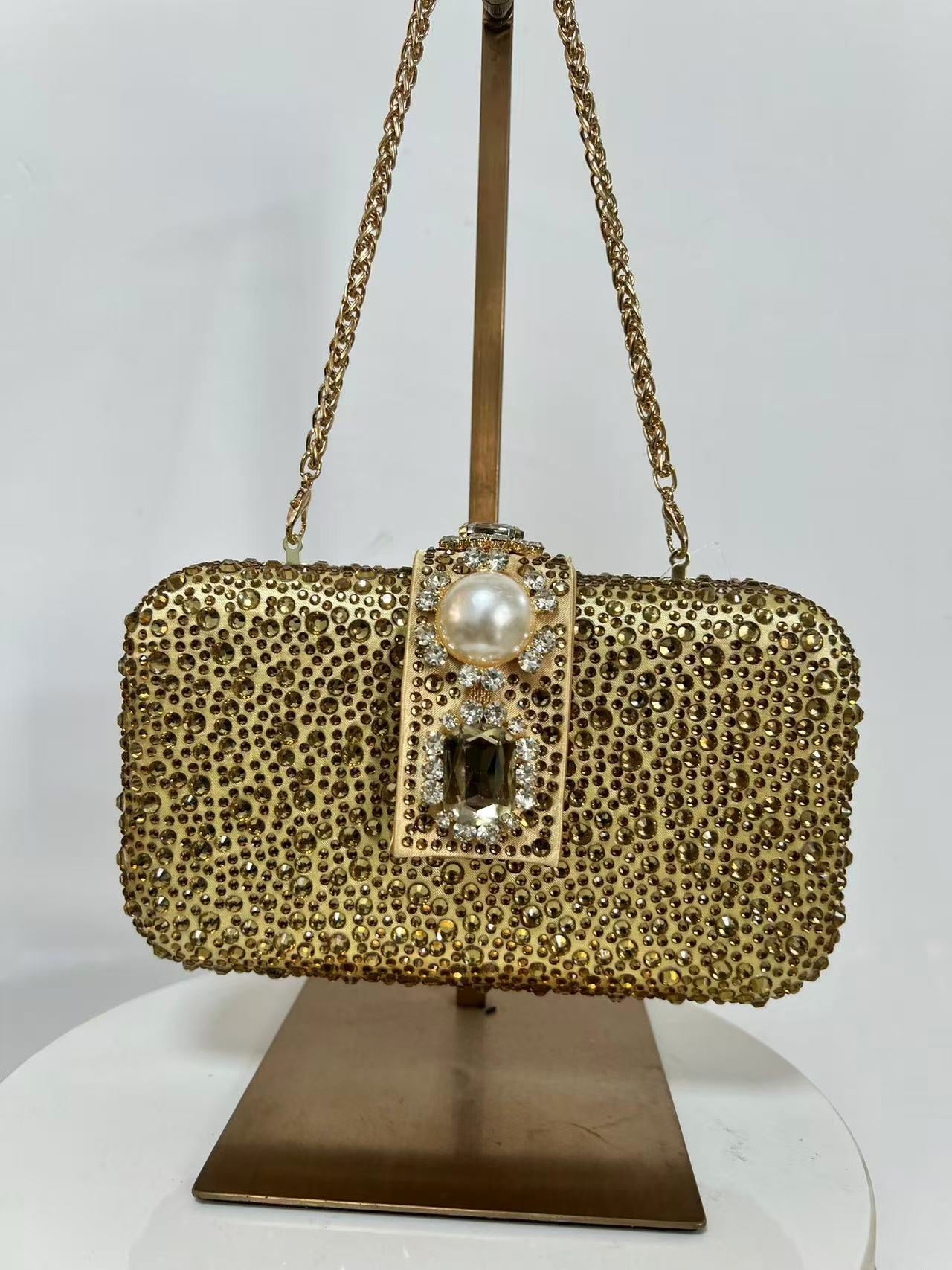 Women's Banquet Silk Clutch Cheongsam Formal Dress Women's Shoulder Bag