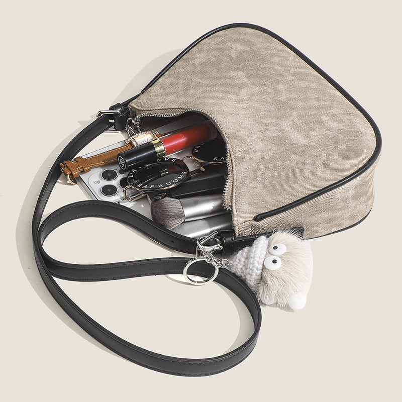 Trendy Design High-grade Underarm Commute Retro Portable Bags