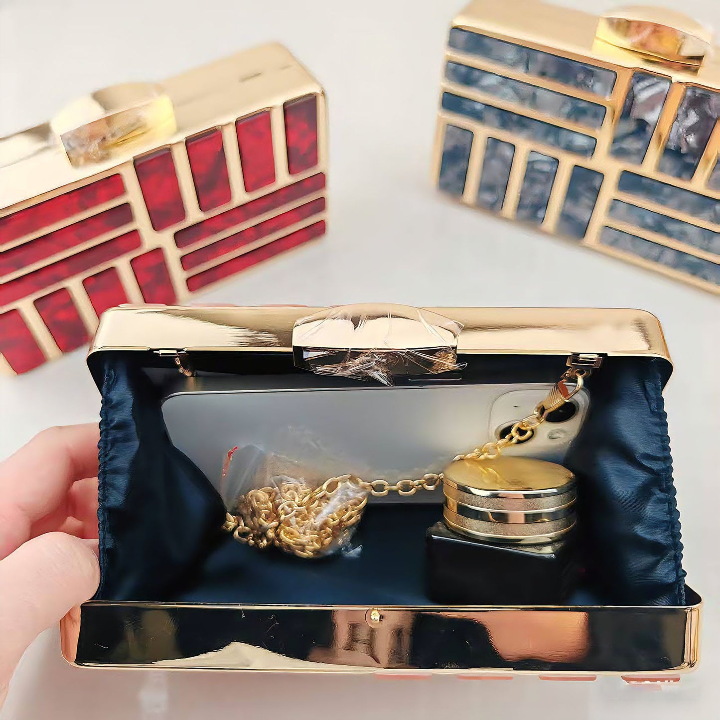 Popular Beautiful Acrylic Summer Versatile Banquet Shoulder Bags