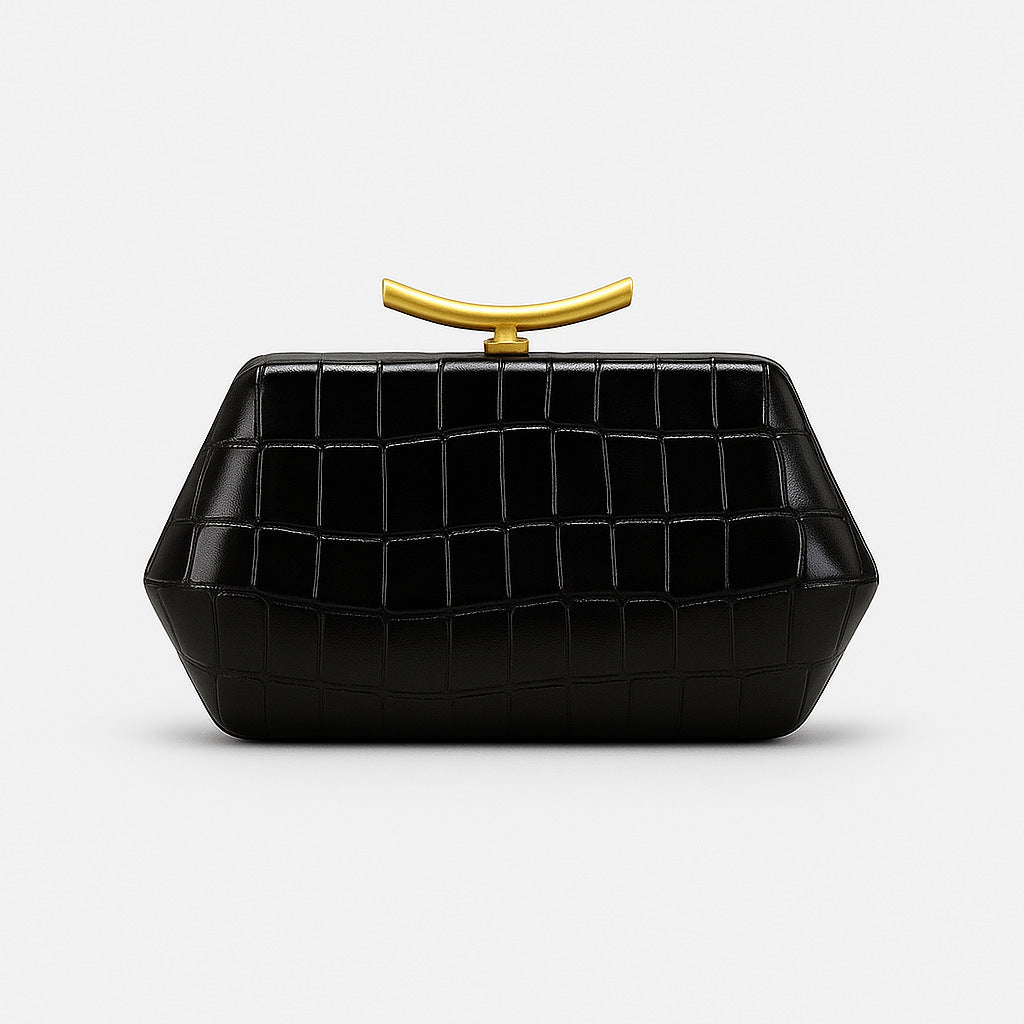 Women's Crocodile Pattern Clutch Fashion Wedding Dinner Bag
