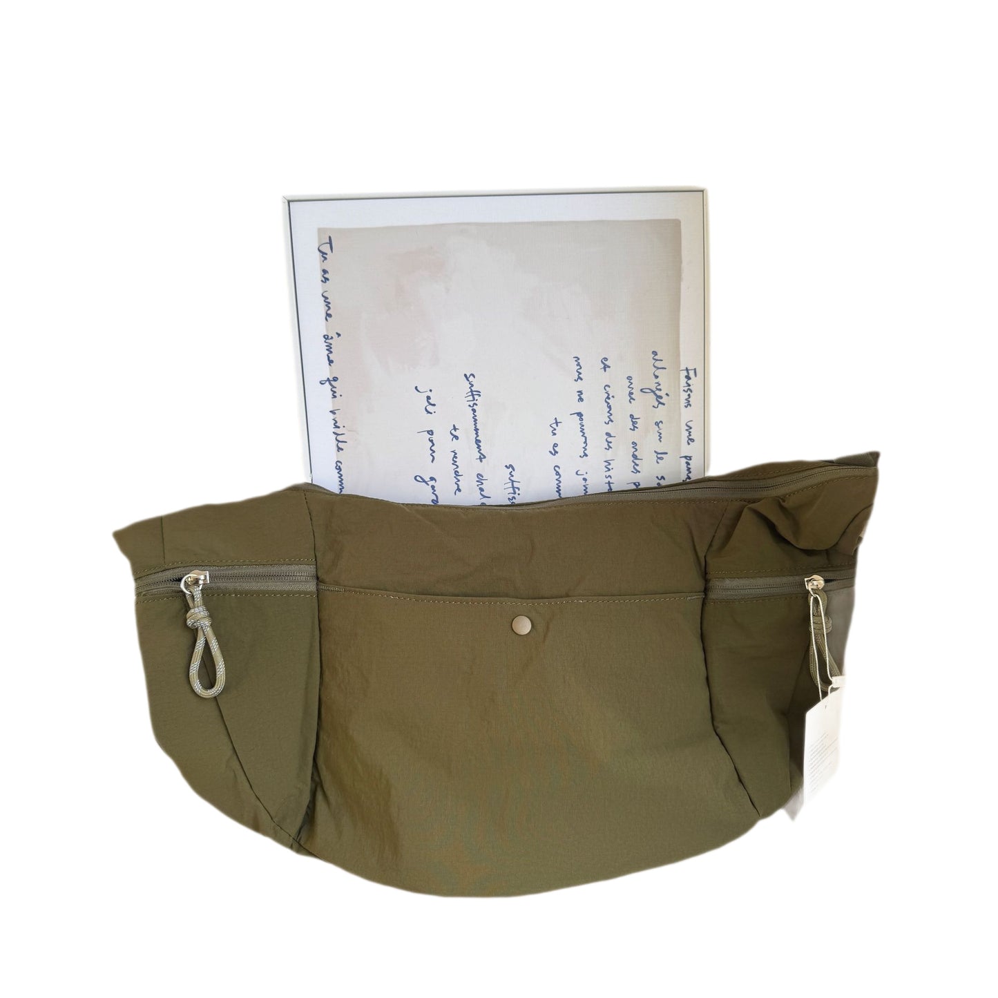 Women's Dew Nylon Croissant Large Capacity Commuter Dumpling Women's Messenger Bag
