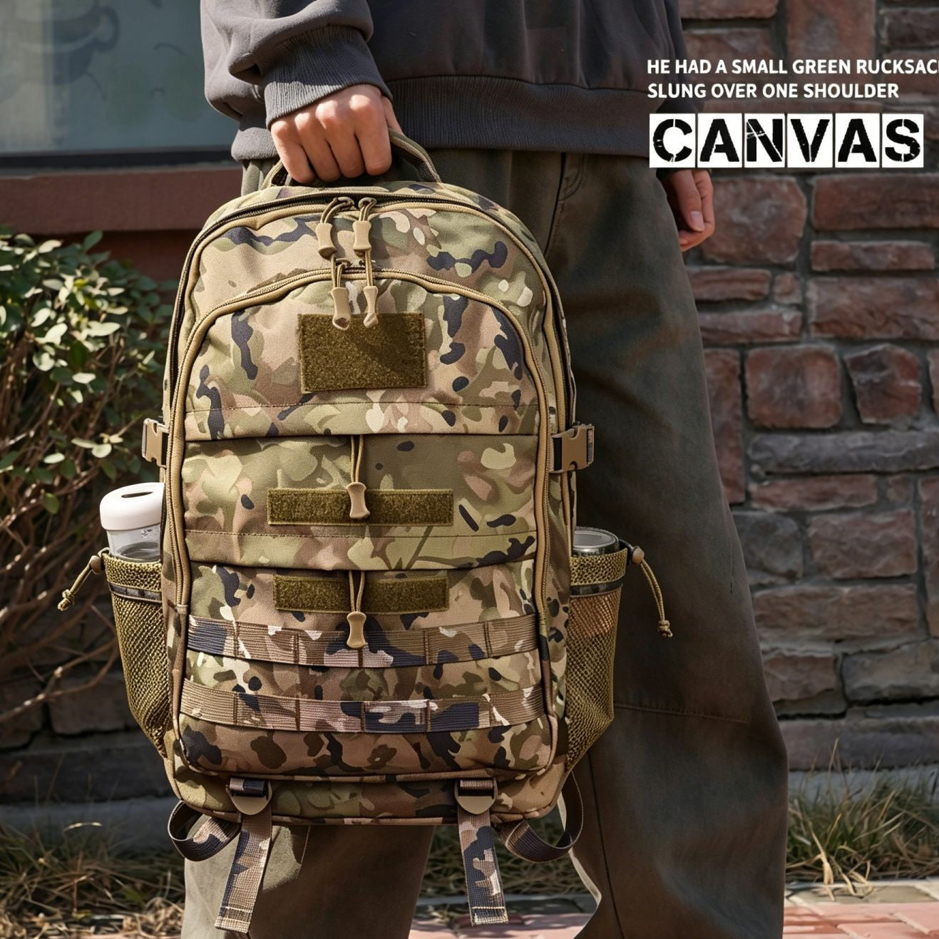 Exercise Camouflage Large Capacity Camping Army Tactical Backpack