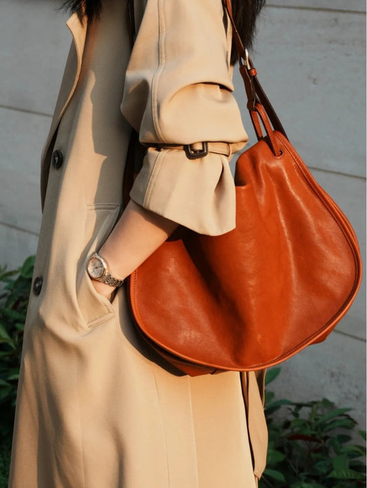 Commuter Saddle Female Retro Minority Large Capacity Women's Messenger Bag