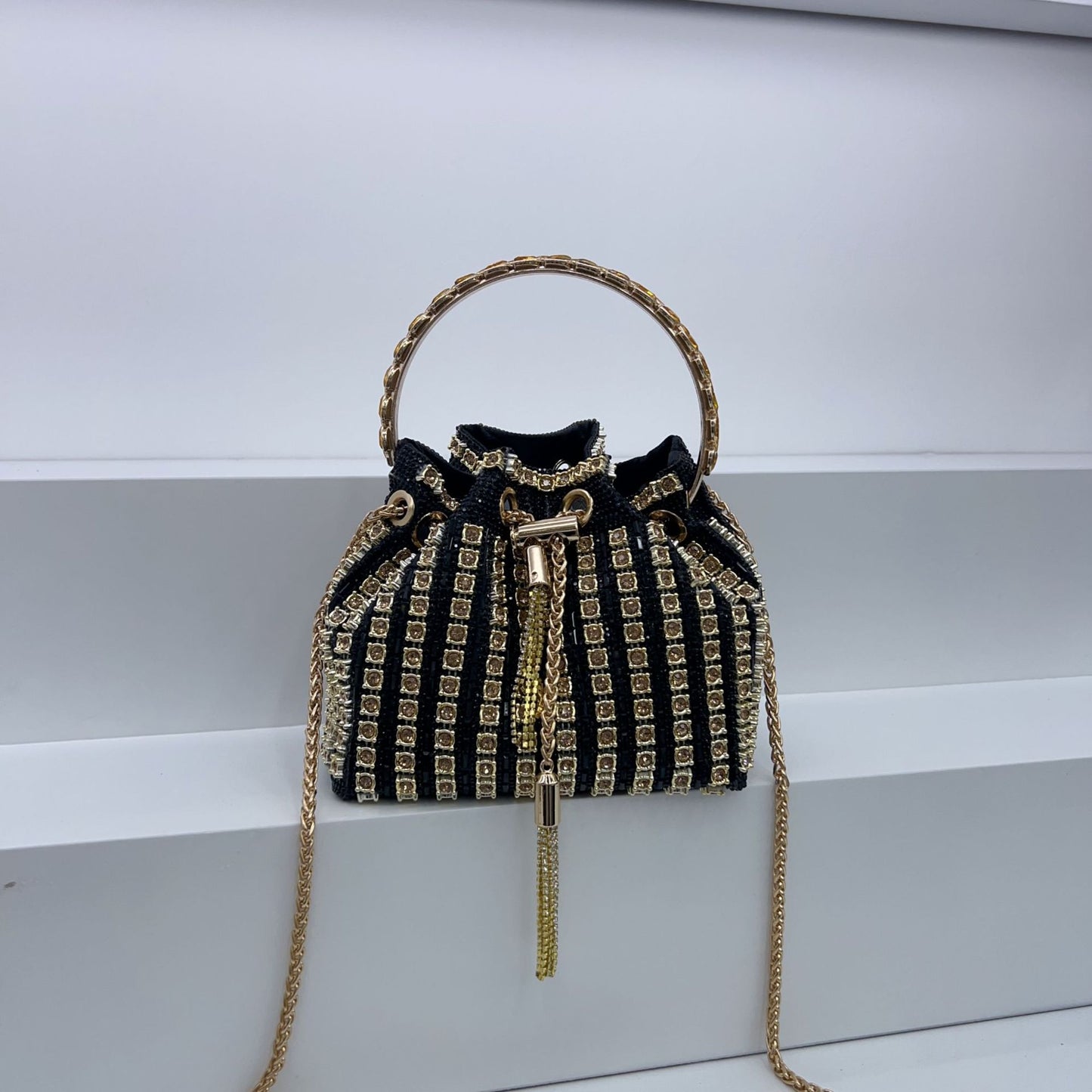 Women's Rhinestone Dinner Fashionable Stylish For Tassel Bags