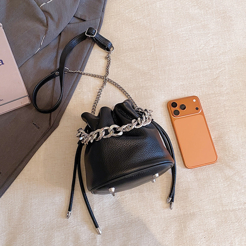 Women's Wandering Sier Thick Chain For Fashion Bags