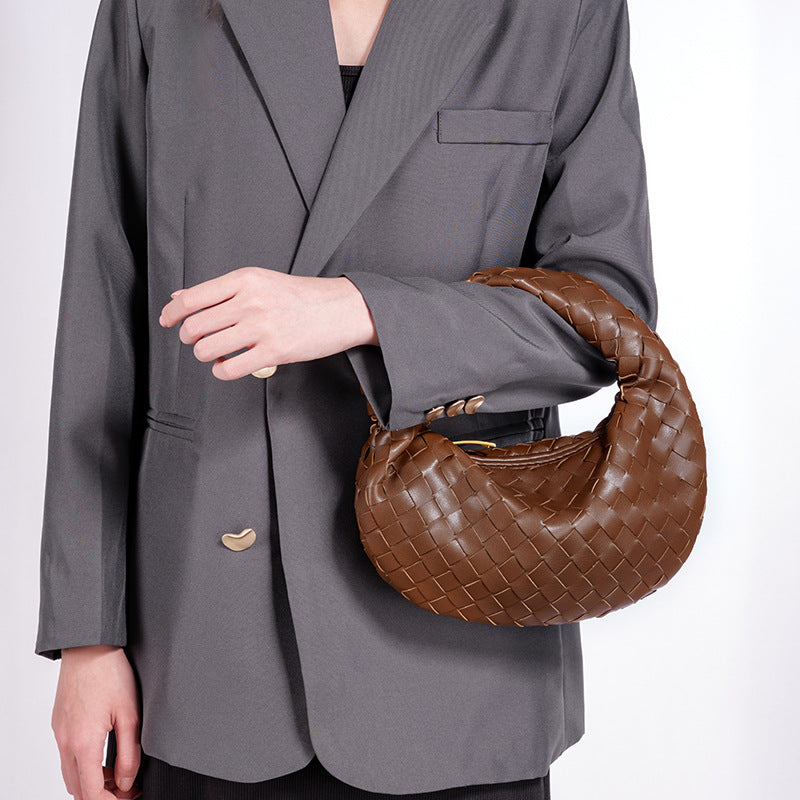 Women's Cloud Dumpling Underarm Large Capacity Croissant Knotted Women's Handbag