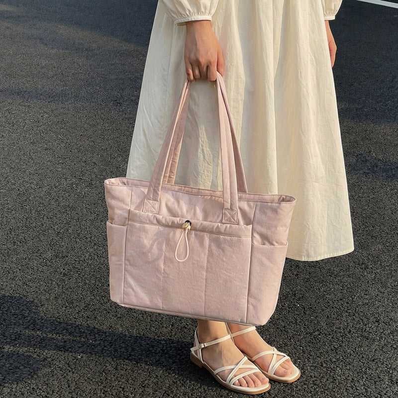 Comfortable Women's Quilted Large Capacity Lightweight Women's Shoulder Bag